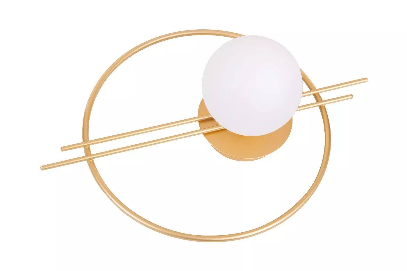 Kinkiet Lampa Ścienna Geometryczna WAKUM Złota LED