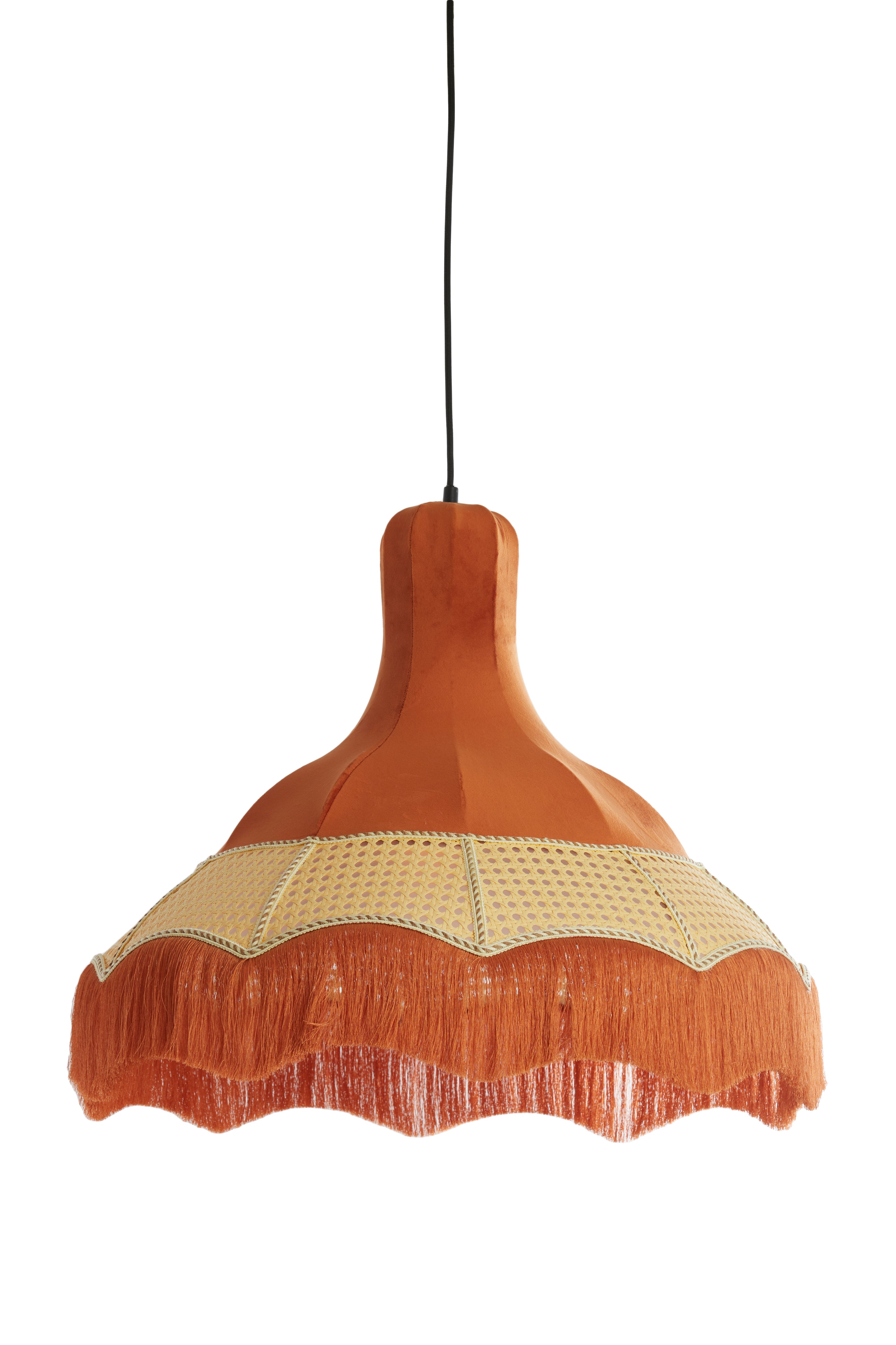 Light & Living hanglamp MIZIA - Ø60x53cm - oranje