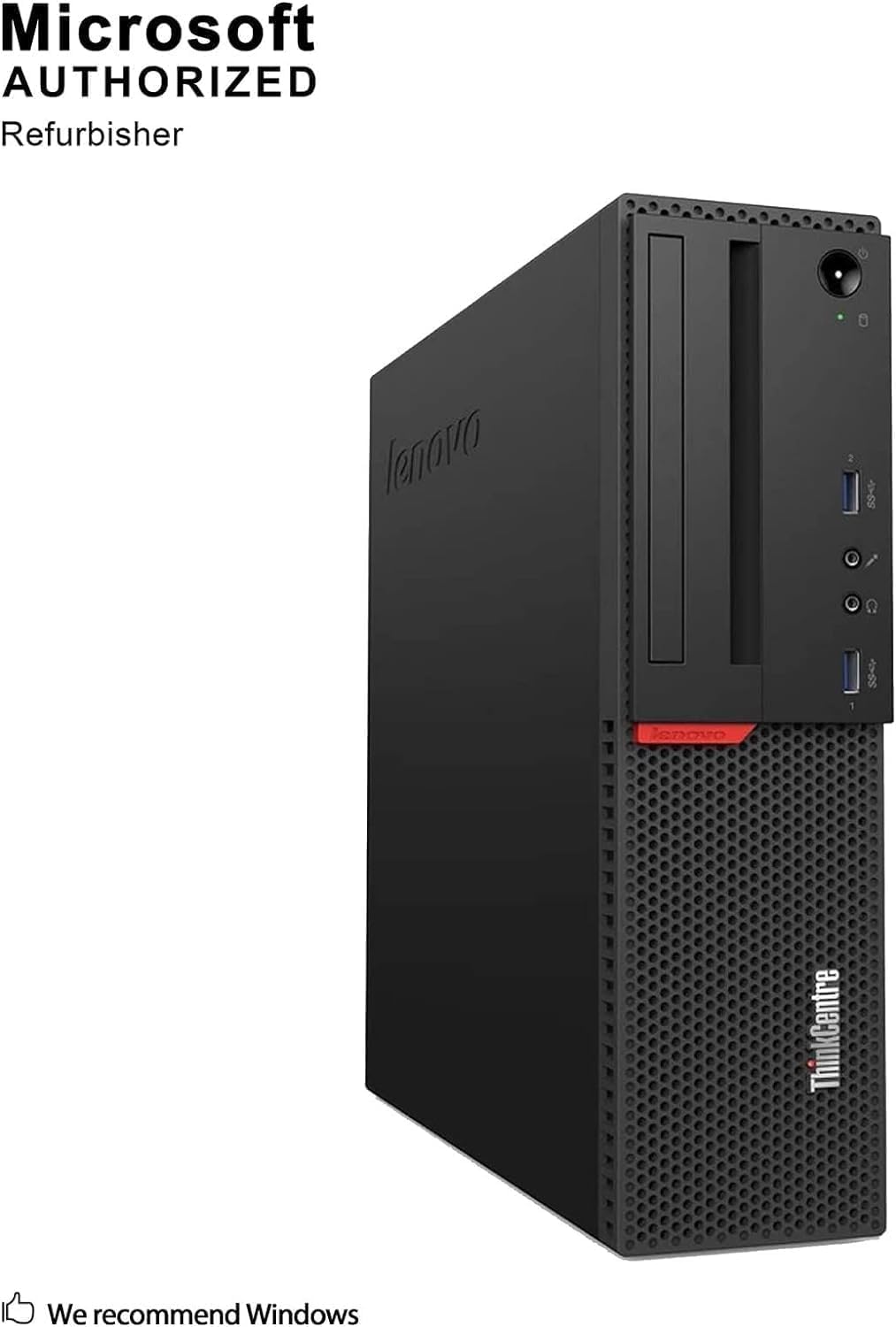 Lenovo ThinkCentre M700 SFF Business Desktop PC, M700 Computer Core 6th Gen, 8GB RAM, 256GB SSD, WiFi, Bluetooth, RGB Keyboard Windows 11 Pro (Renewed)
