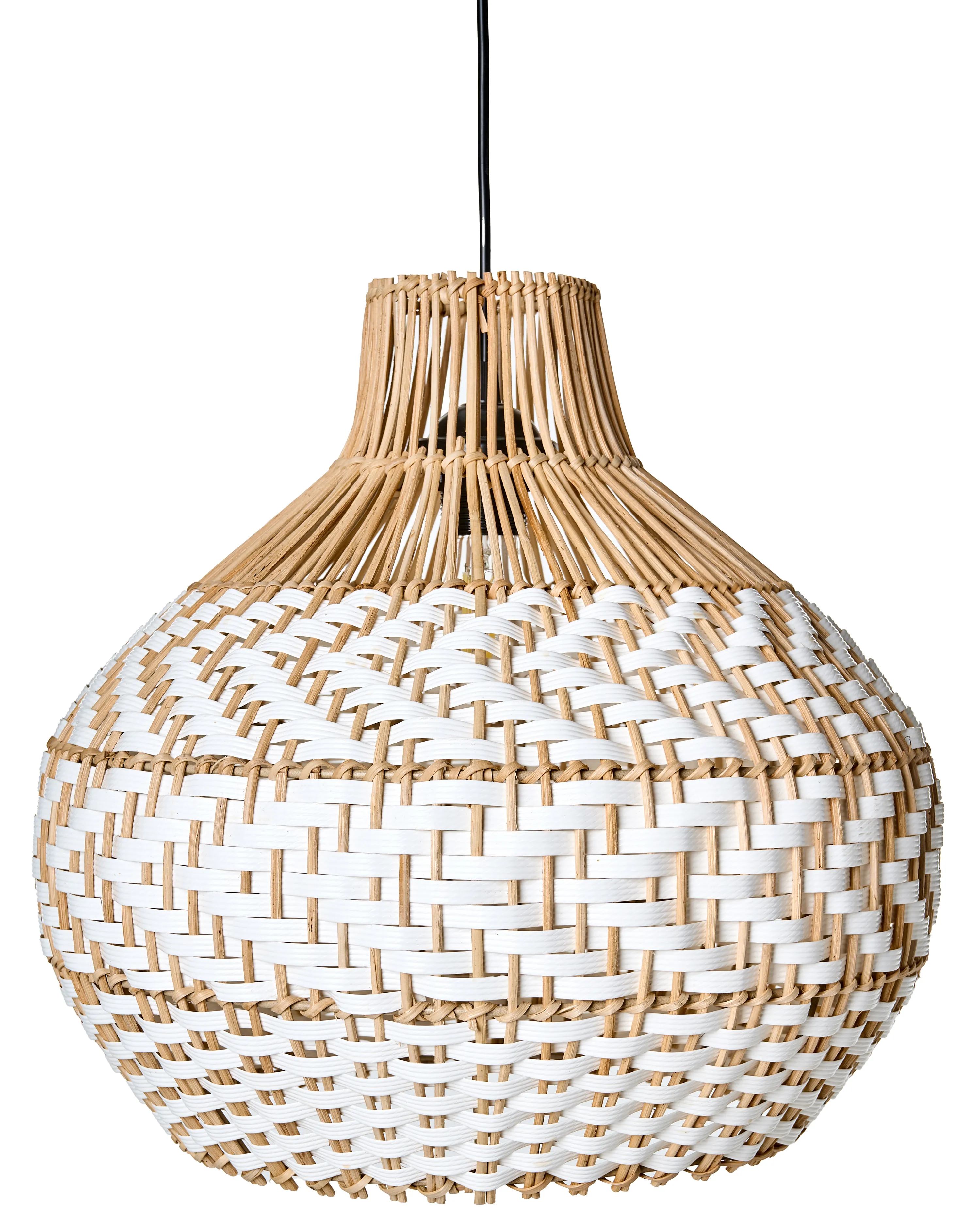 Pendant Lamp YAUCO Rattan White