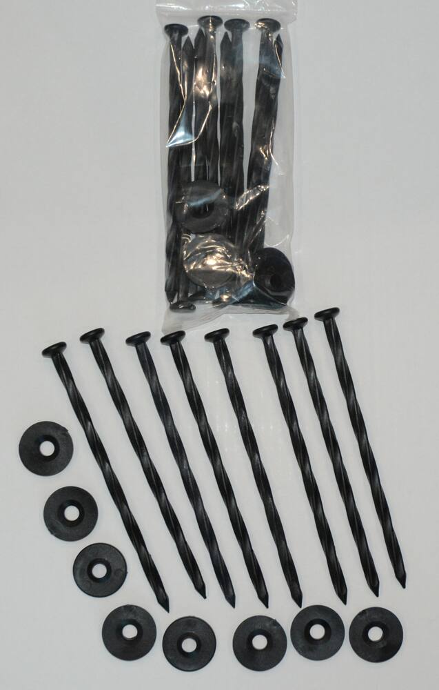 Technoflex Flexi Pro 8-in Outdoor Anchoring Kit, 8-pk