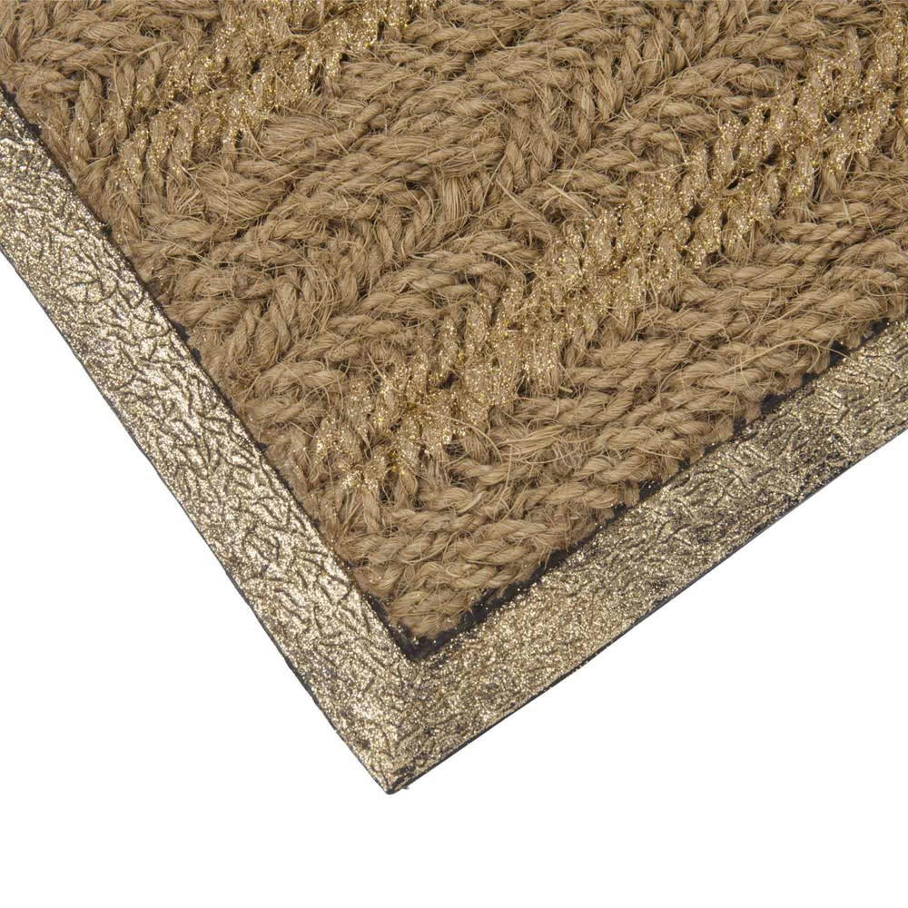 GOLD - Paillassone en fibre de coco doré 40x60