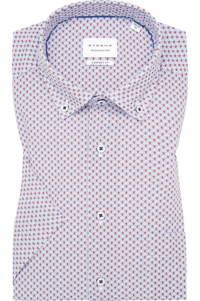 ETERNA Comfort Fit Hemd rosa, Bedruckt