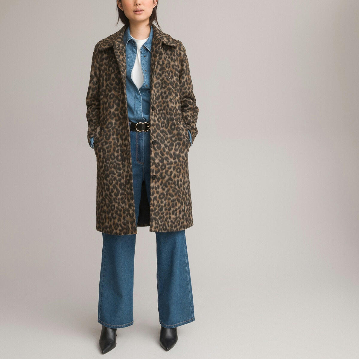 Manteau pardessus, motif animalier