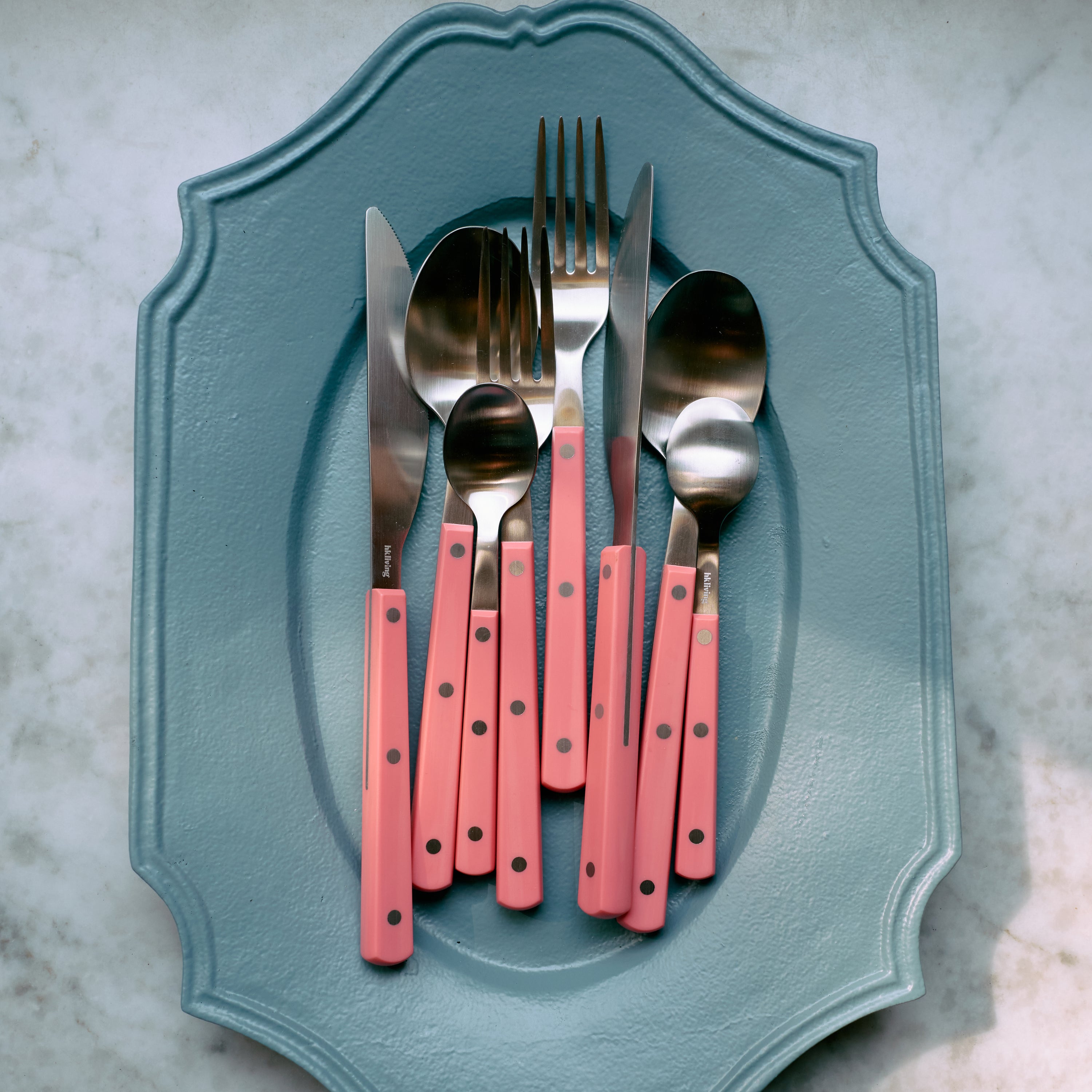 HKliving New Classics Serveerschaal B 35,5 cm - Soft Blue