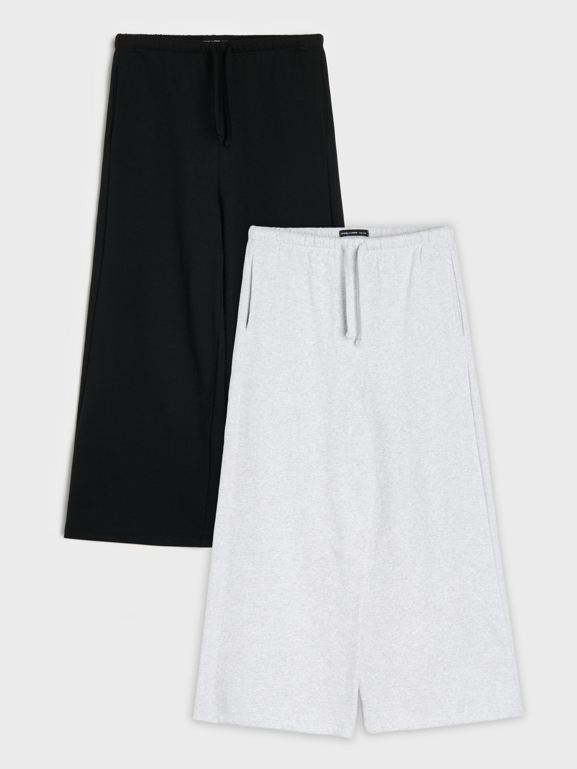 Spodnie dresowe wide leg 2 pack