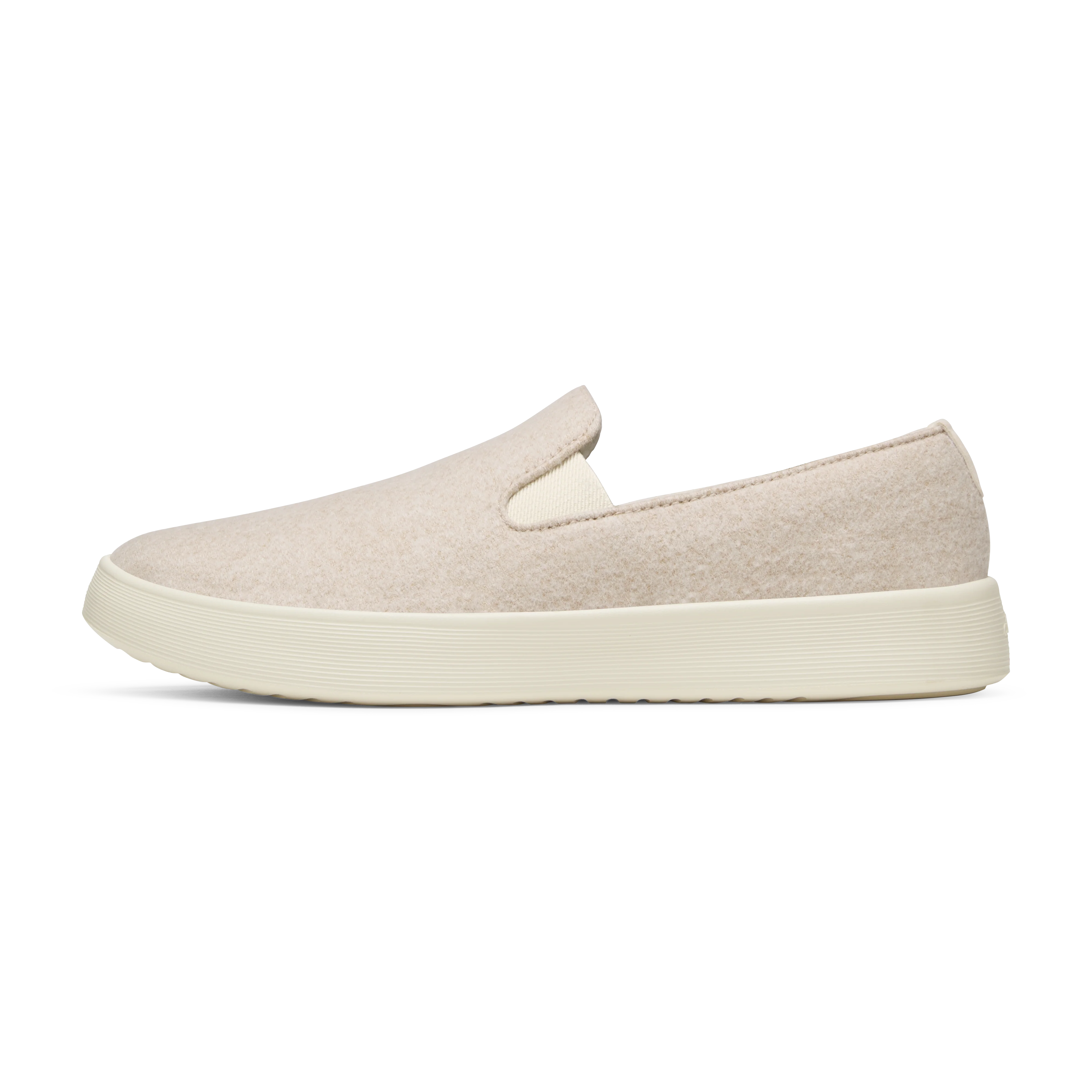 Women's Wool Cruiser Slip On - Rugged Beige (Stony Cream Sole)