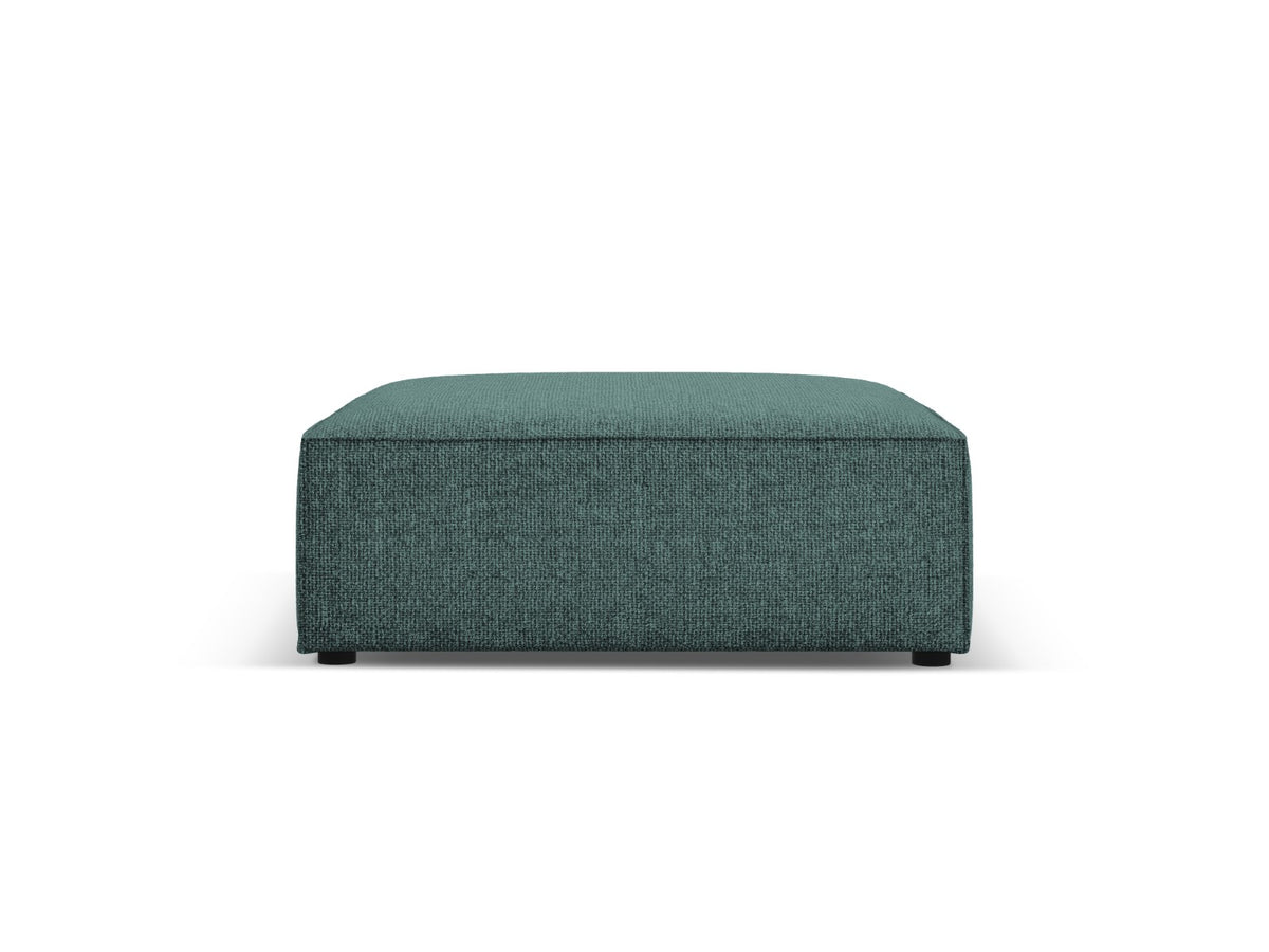 Cosmopolitan Design Poef Arendal chenille, olie - 80x102x40cm