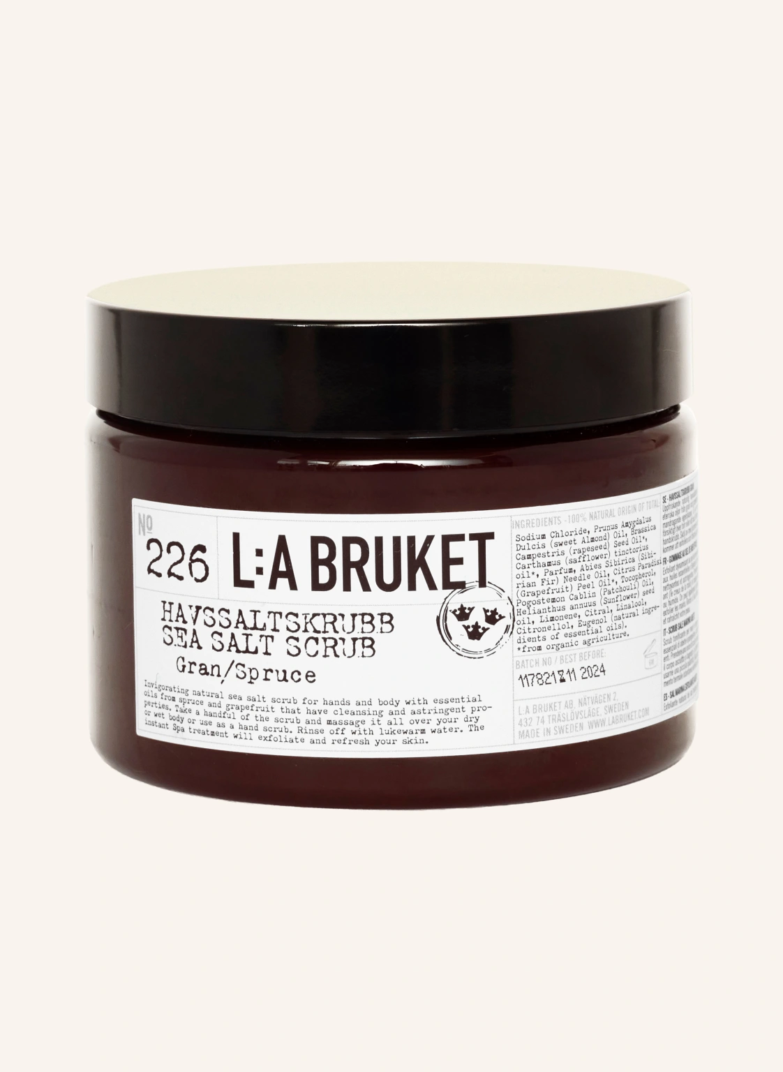 L:A BRUKET Körperpeeling 226 SPRUCE