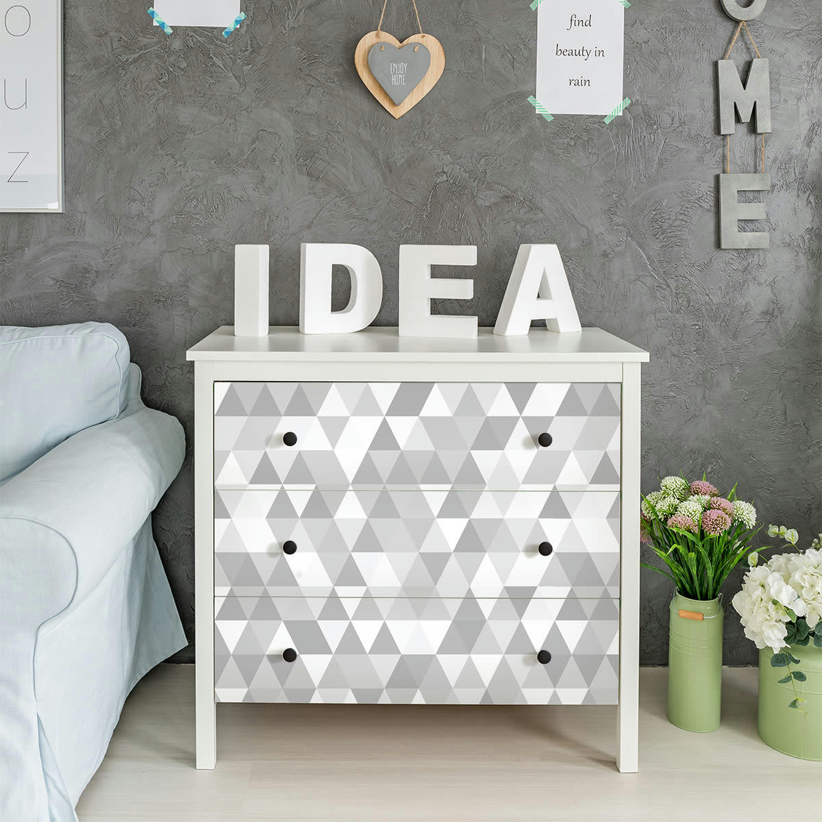 - Sticker meuble scandinave steen 40x60cm