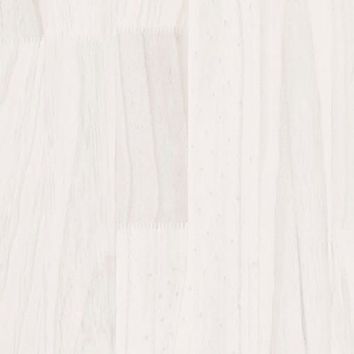 NNEVL Garden Planters 2 pcs White 50x50x70 cm Solid Pinewood