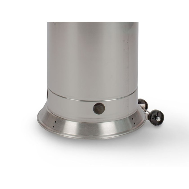 Chauffage de terrasse au gaz Champion inox 13,5 kW