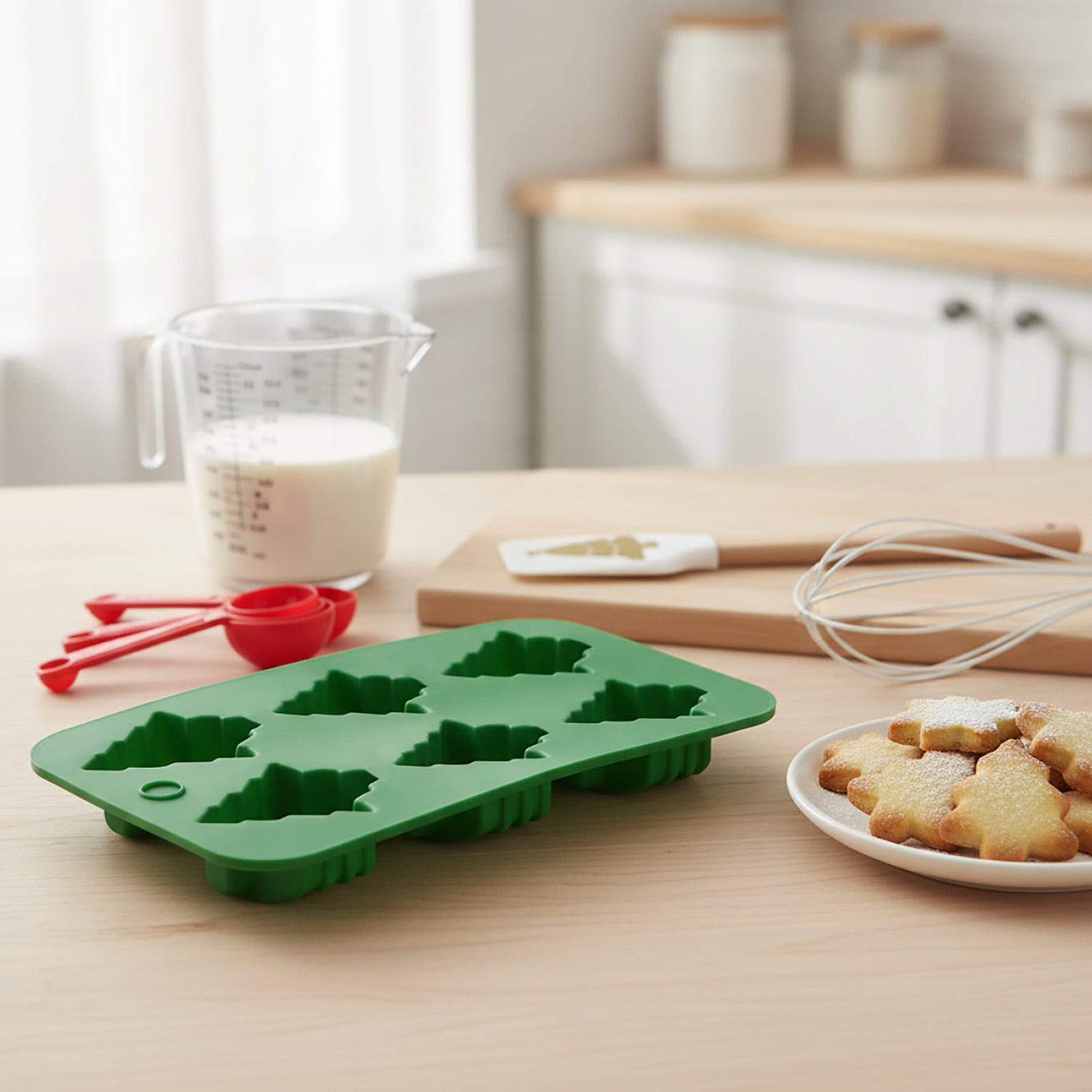 Set 5 accessori pasticceria natalizi