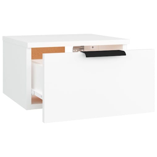 NNEVL Wall-mounted Bedside Cabinets 2 pcs White 34x30x20 cm
