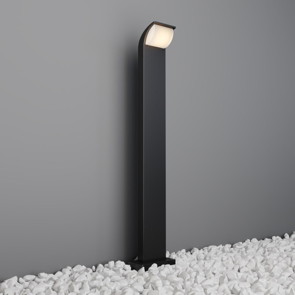 Lampa ogrodowa Stock wys:80 cm grafitowa LED 1x7W 450lm 3000K IP65 Maytoni