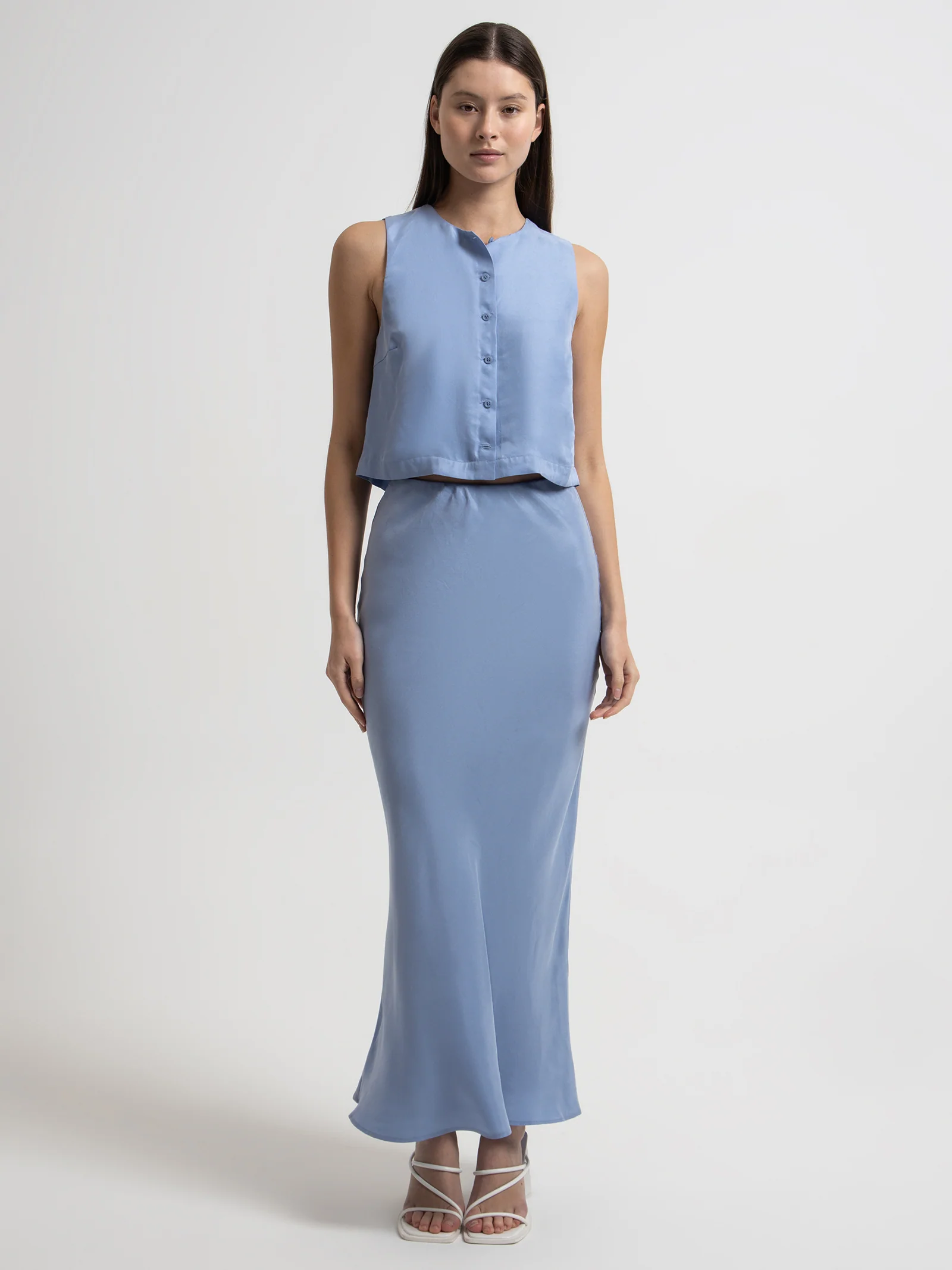 Ines Cupro Skirt