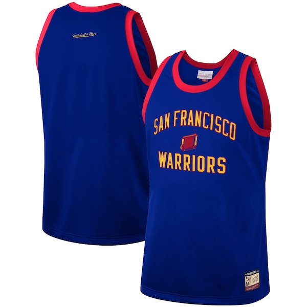 Golden State Warriors  Hardwood Classics Team Heritage Fashion Jersey - Royal