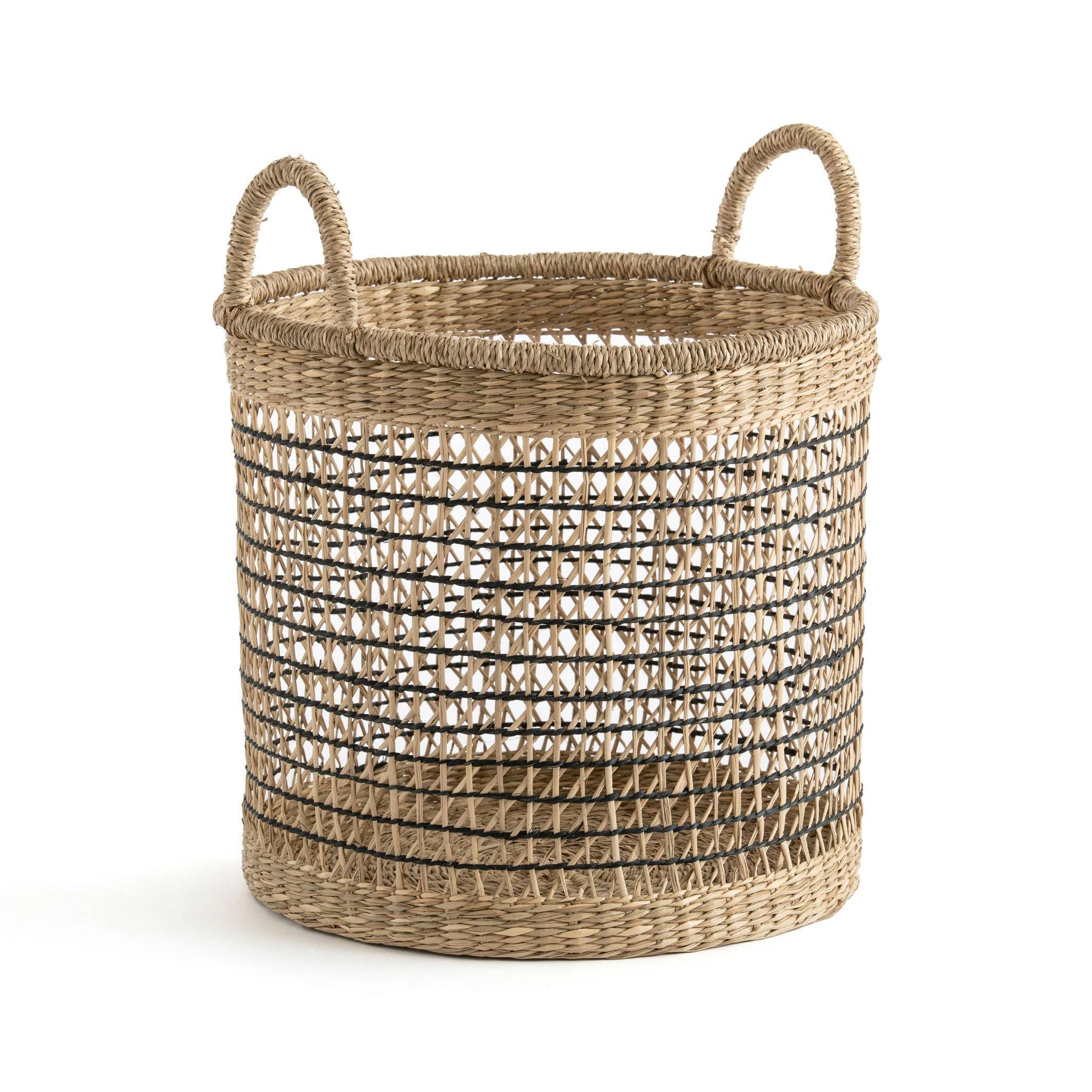 Panier rond en herbier ajouré, Kezia