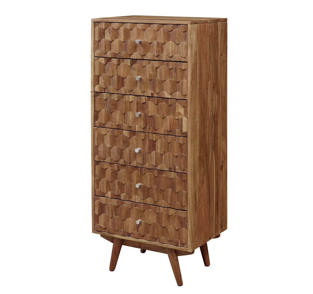 MOSAYK Komoda #108 Akacja lakierowana 53x42x125 cm