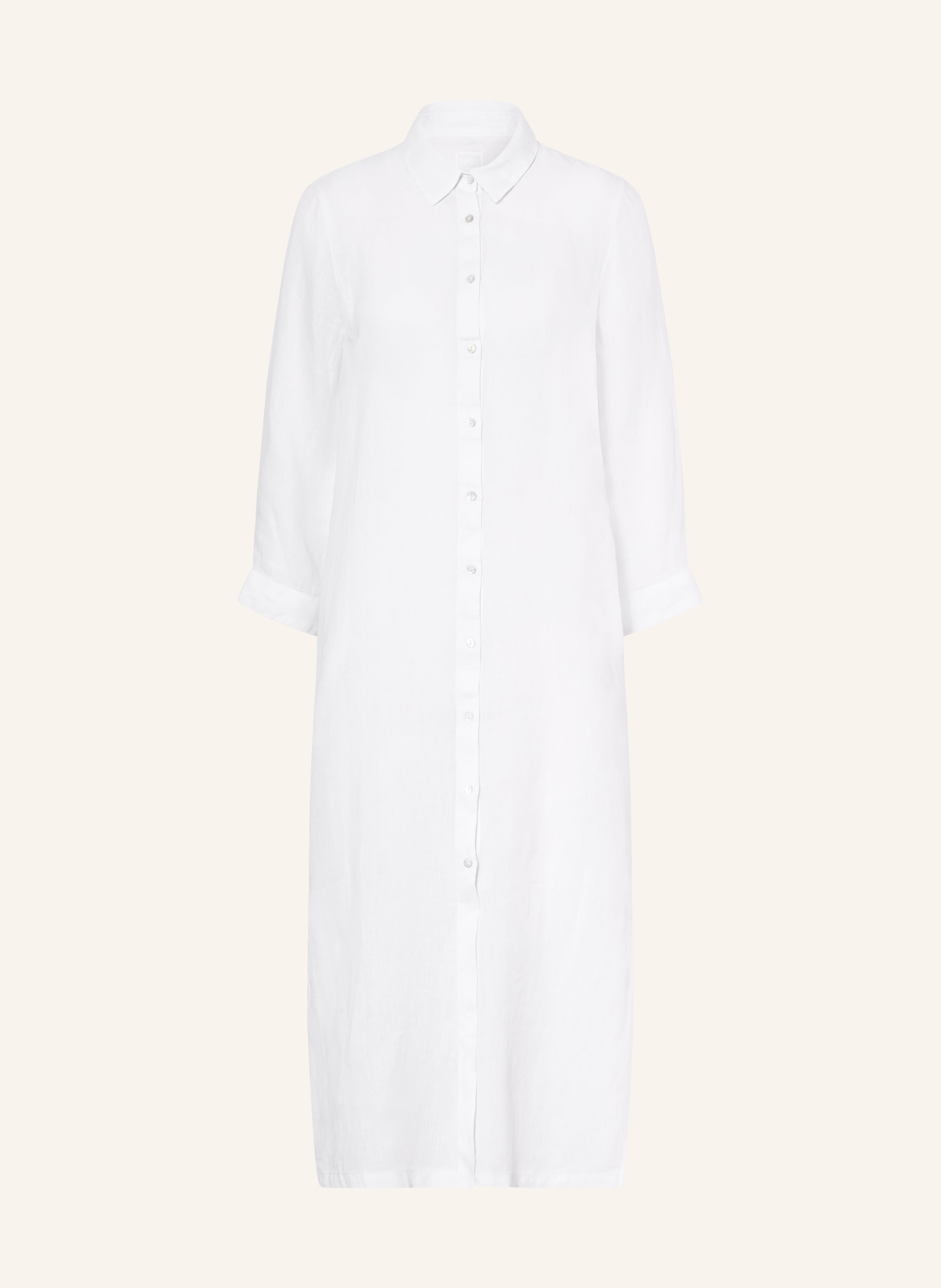 120%lino Hemdblusenkleid aus Leinen