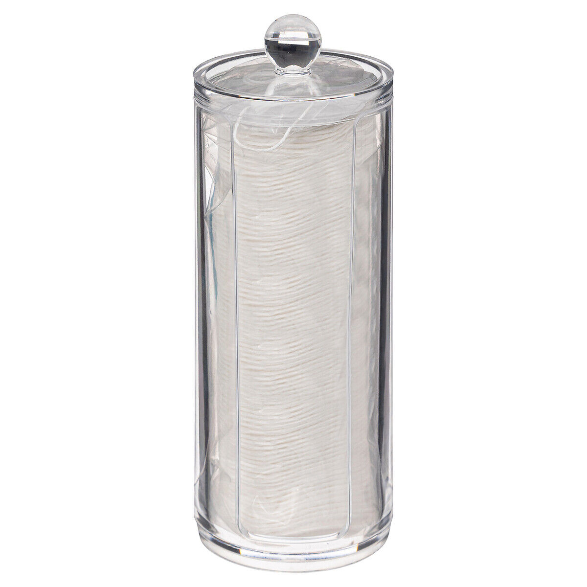 Distribuidor com 80 discos de algodão