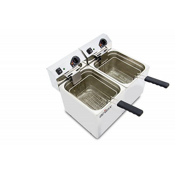 Friteuse Electrique Double EVOLUTION 20 litres - Arilex - l0.1- L0.1- P0.1- h0.1-