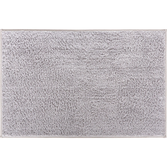 Badematte »Marla«, BxL: 70 x 120 cm, grau, aus 100% Baumwolle