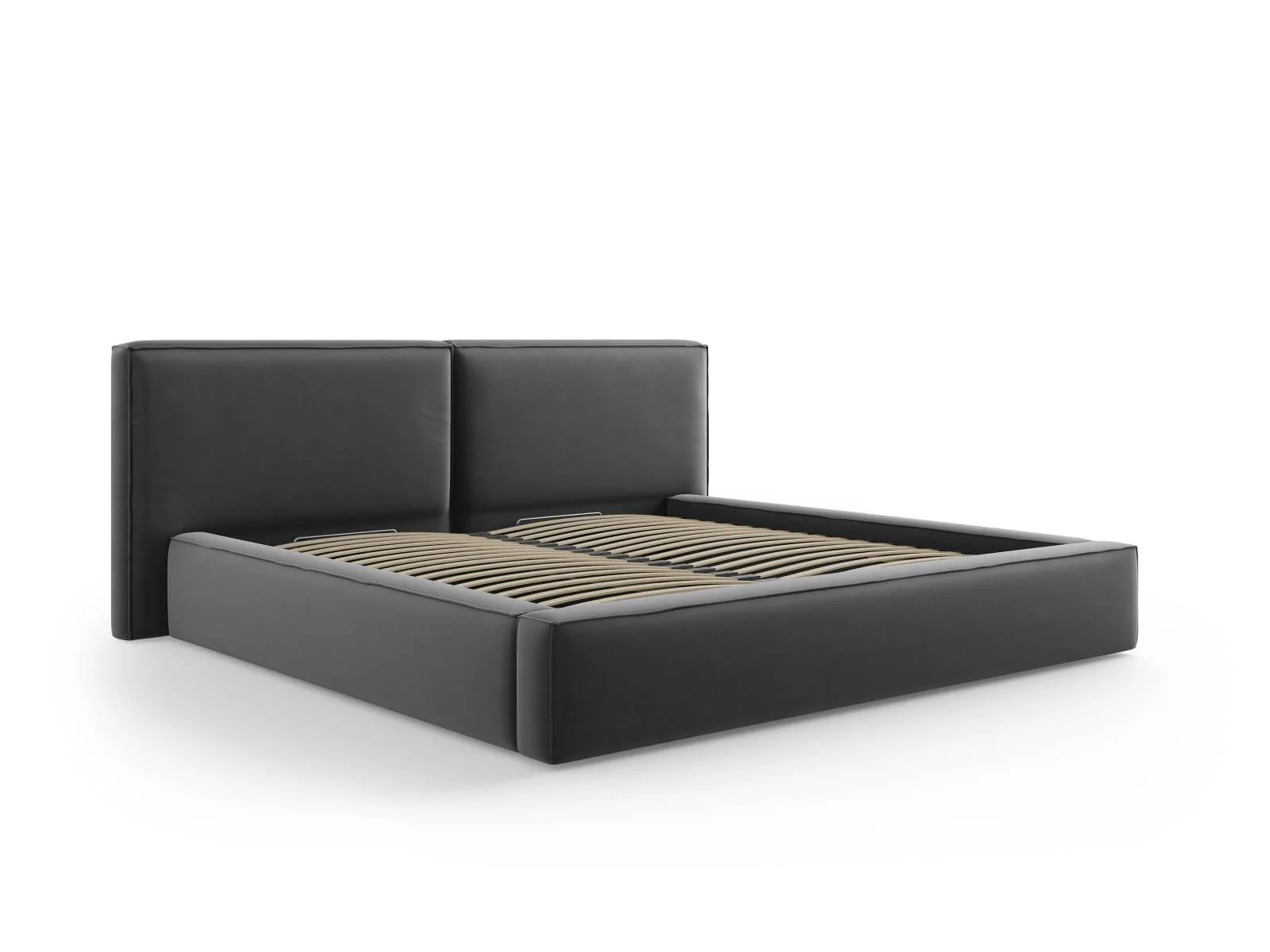 Bedframe Jodie met opbergruimte velvet 200 x 200 cm
