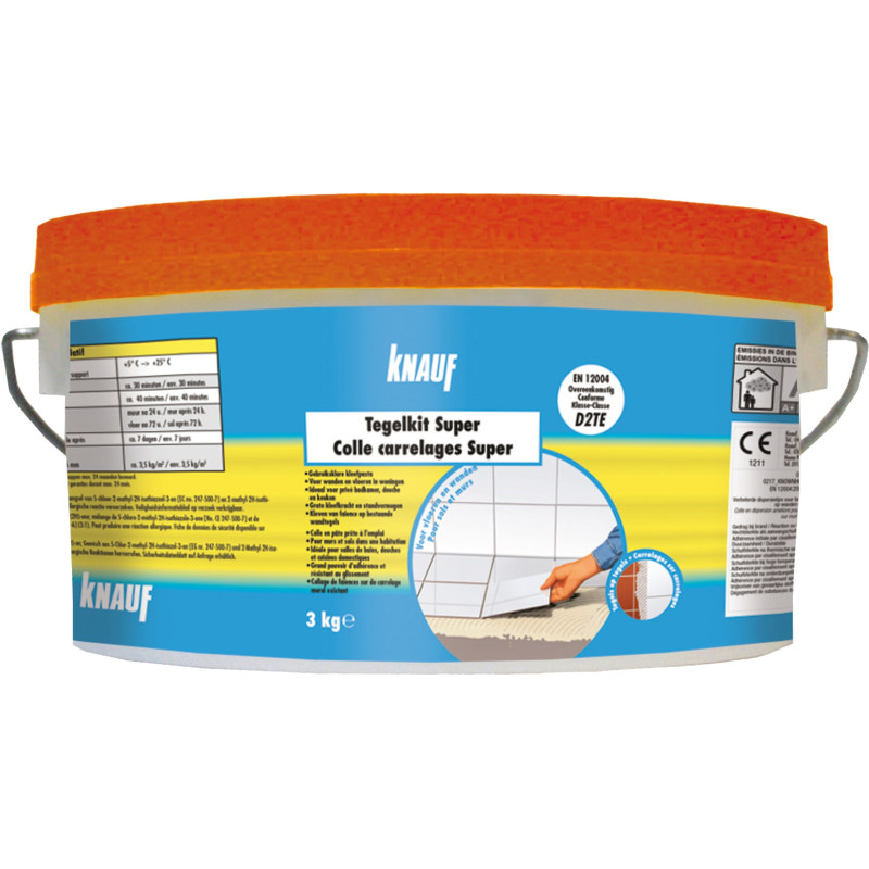 Colle pour carrelage Super 3 kg KNAUF