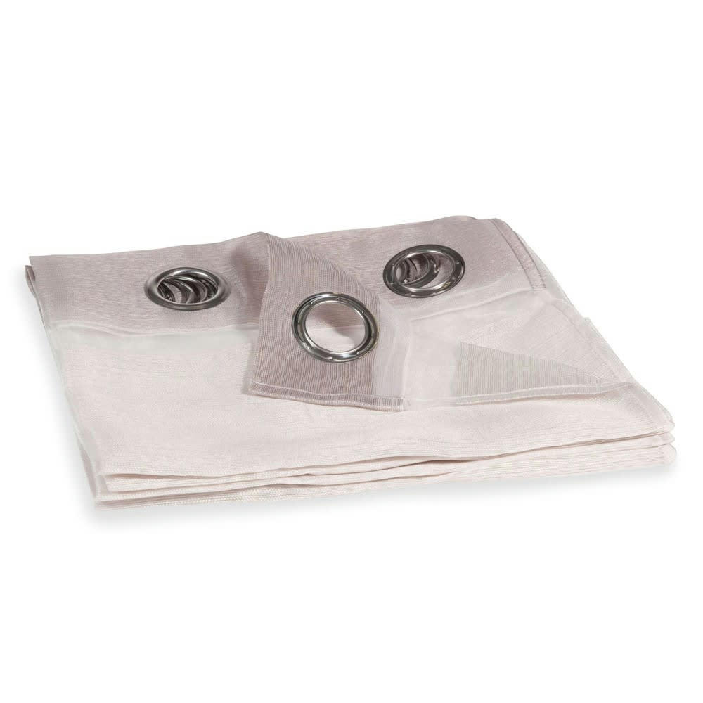 Intense - Rideau à œillets gris à l'unité 140x250