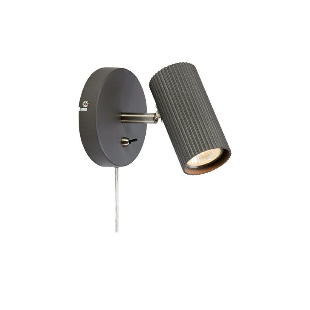 COSTILLA VEGG MARKSLÕJD 1L MØRKGRÅ/ SATIN NICKEL