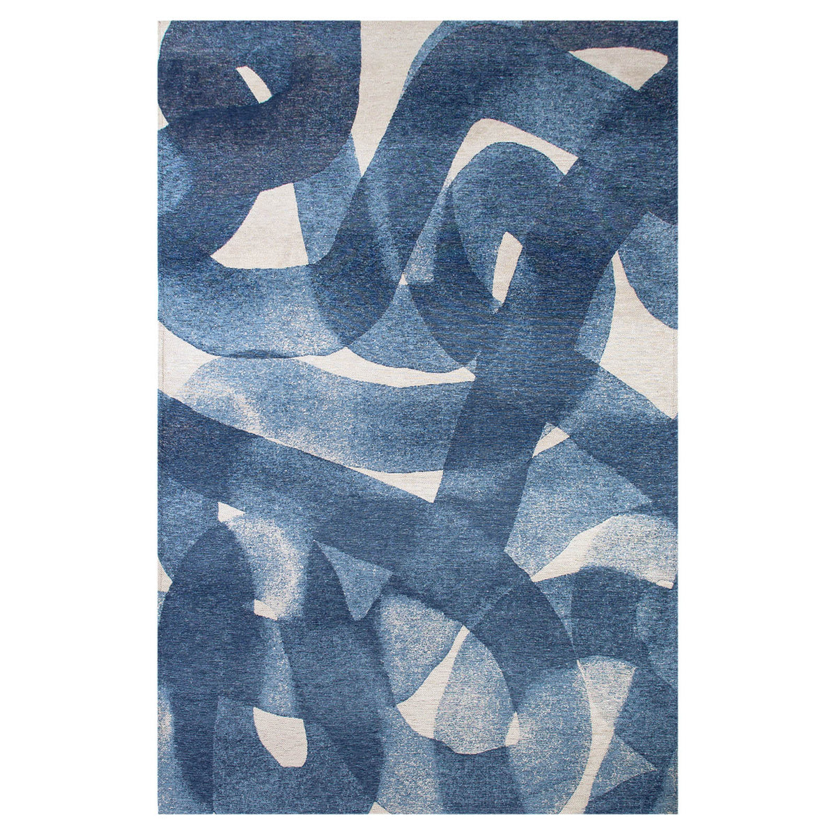 Lola&Moi vloerkleed Ink - blauw - 170x240cm