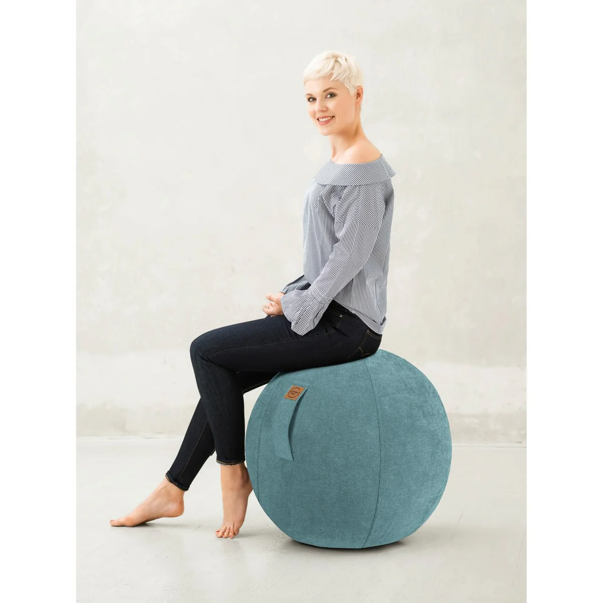Gouchee Home Alfa Home Office 26 In. Diam Sitting Ball Chair - 26 In. Dia