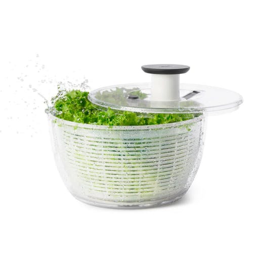 OXO Good Grips Little Salad & Herb Spinner | Clear / White / Grey