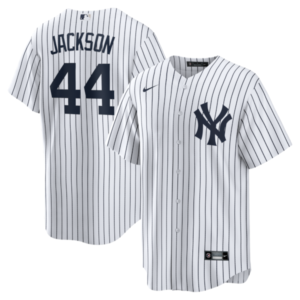 Reggie Jackson New York Yankees Nike Home Retired Player Replica Jersey - White