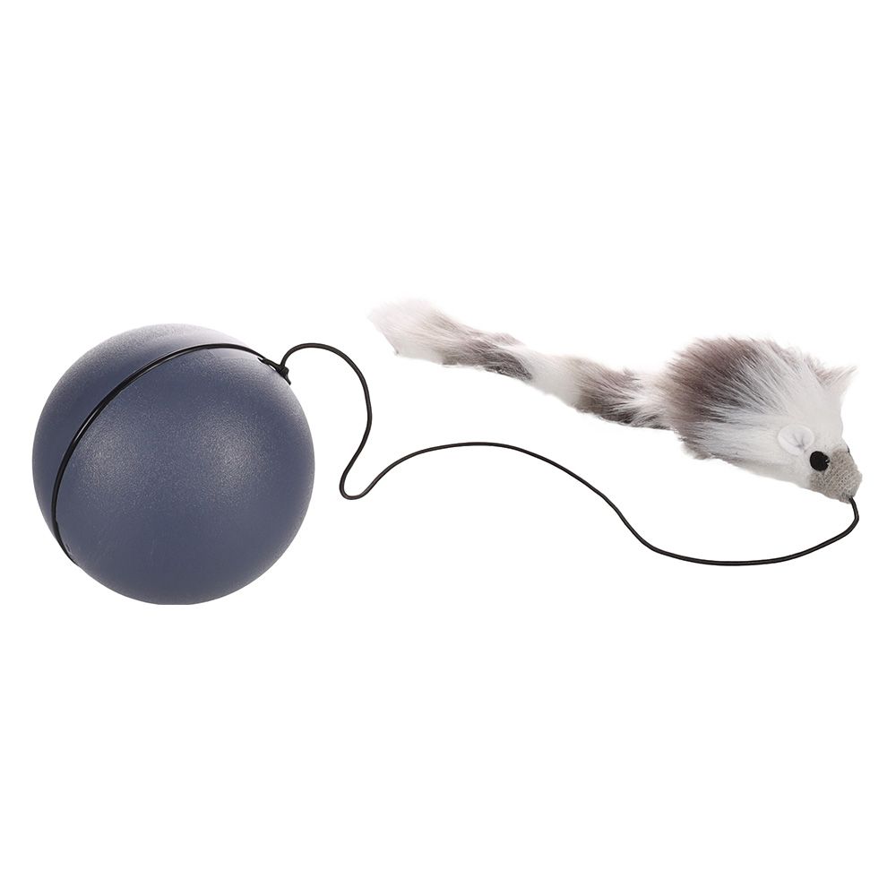 Flamingo Cat Toy Ball with Mouse