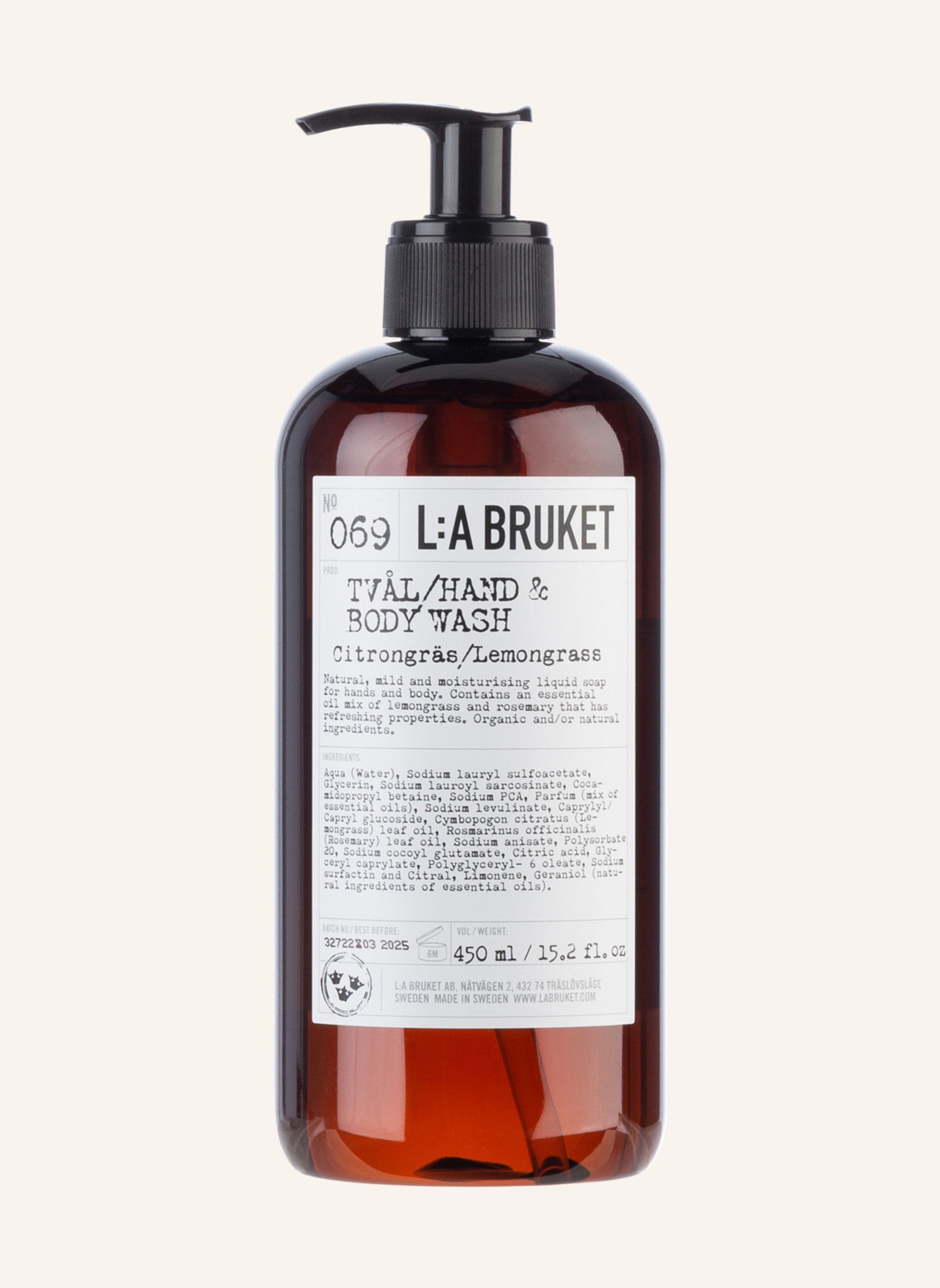 L:A BRUKET Hand- und Körperseife 069 LEMONGRASS