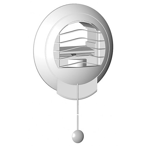 Bouche d'extraction pvc S&P, Diam.125/125 mm Barj 45/135