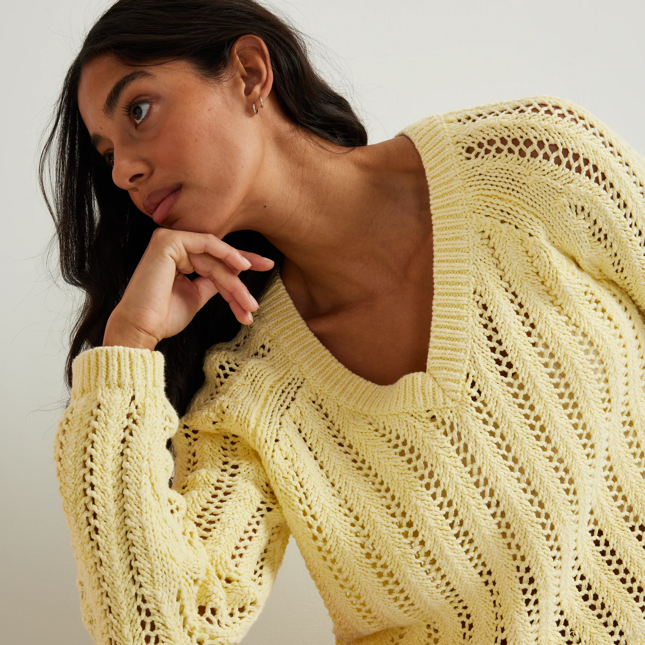 Women's Pointelle Pullover