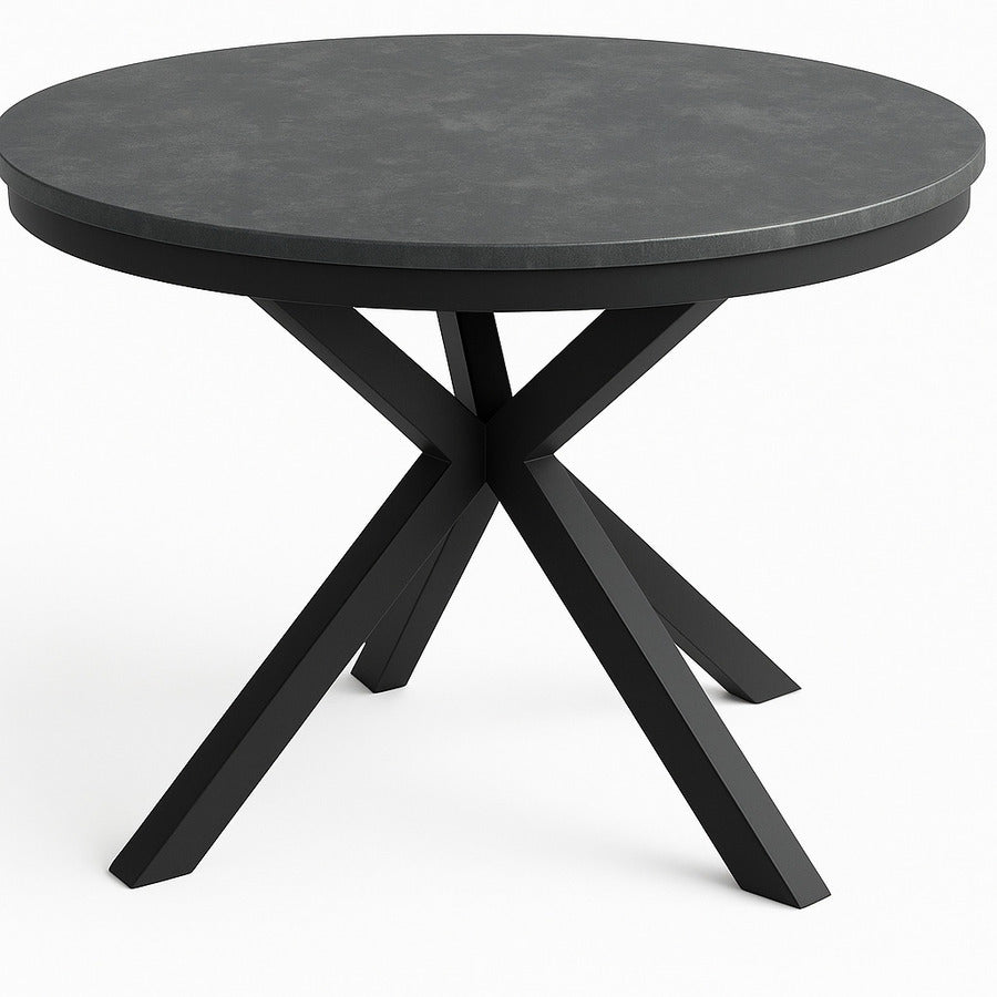 Sens-Line - Milano Tuintafel - Ø120cm - Antraciet