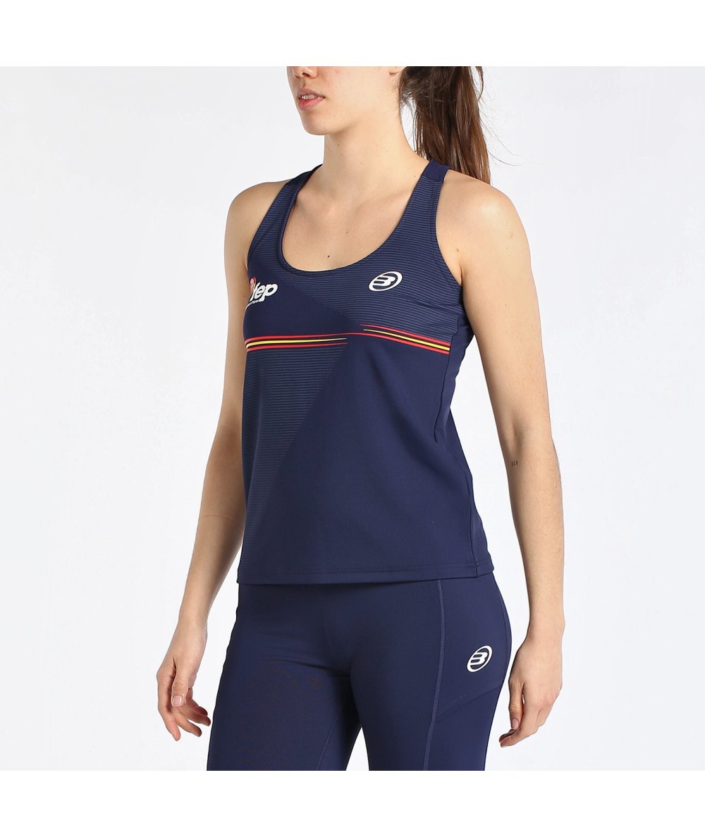 CAMISETA BULLPADEL FUNI AZUL MARINO