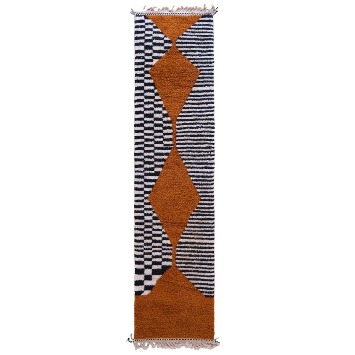 AFK Living vloerkleed Berber - handgemaakt - Wol - 341 x 80 cm