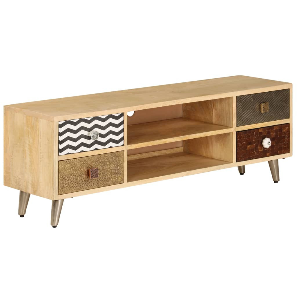 Komoda Rtv Brąz Mat Szuflady Nowoczesny Salon 120x30x40cm
