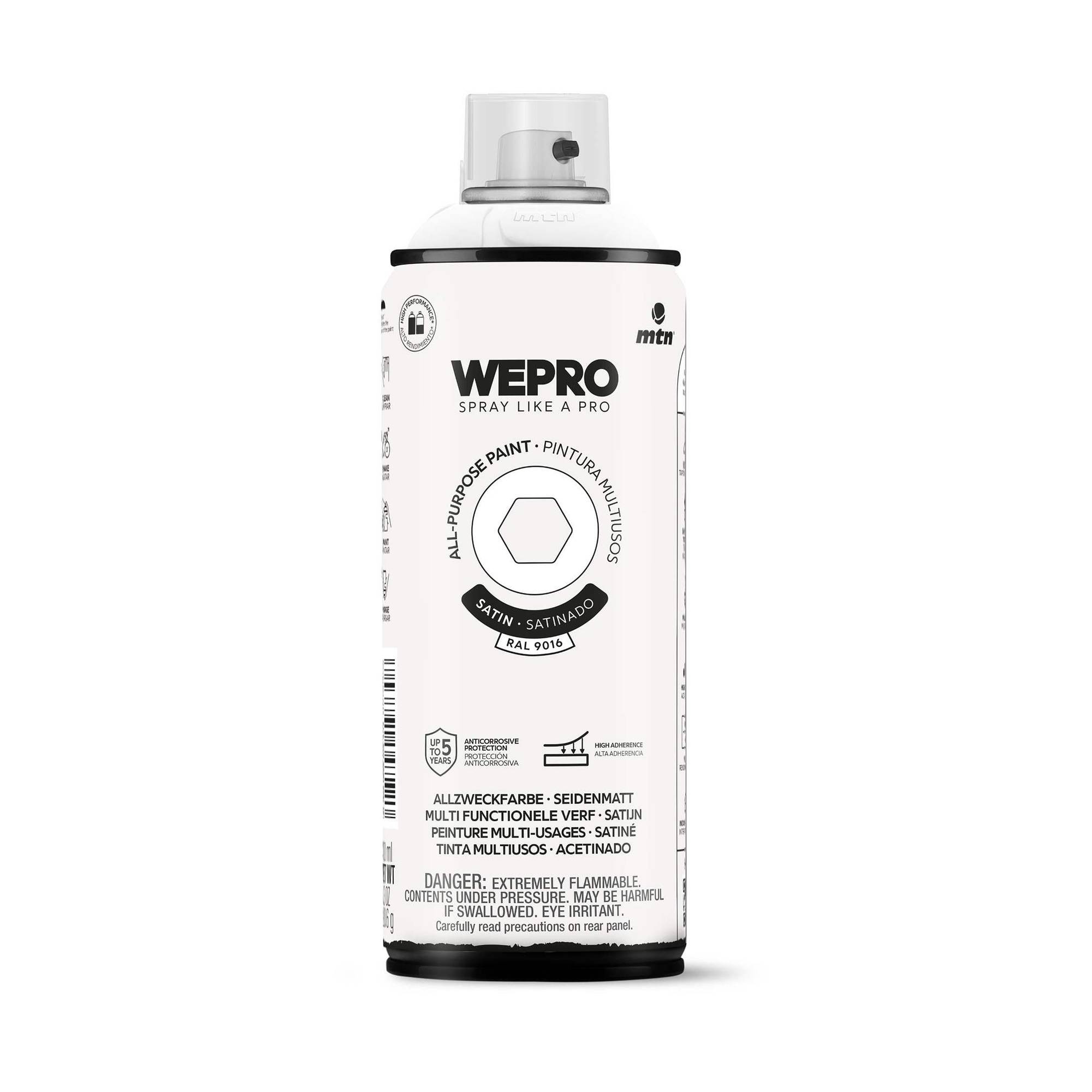 MTN WEPRO Igloo White Satin All-Purpose Paint 400ml