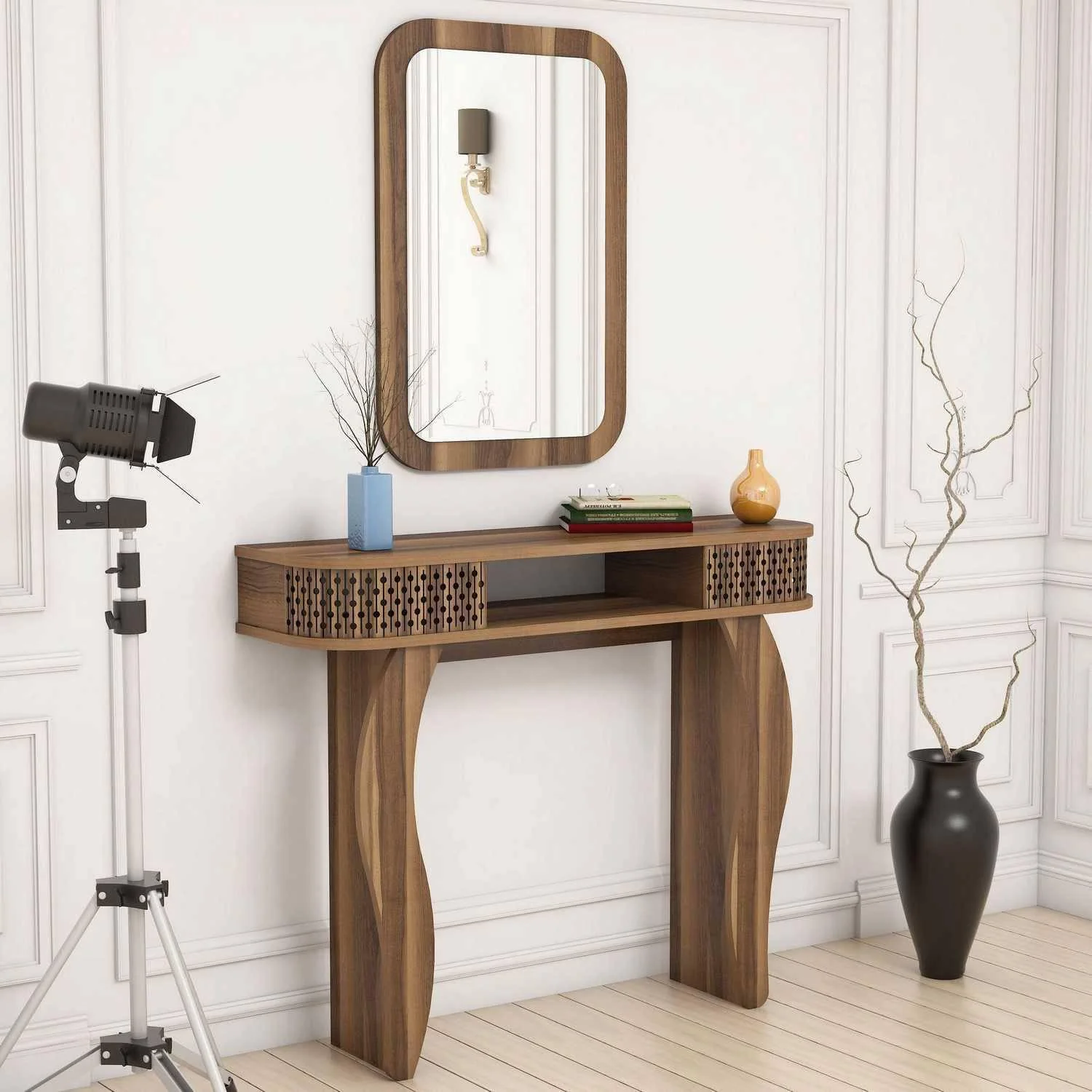 Kaptafel met spiegel Damla