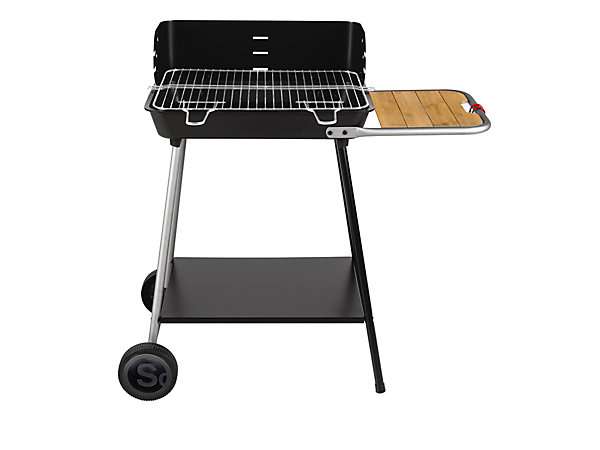 Barbecue Horizontal et Vertical Excel Grill   Malette 8 accessoires inox   Kit tournebroche - Somagic