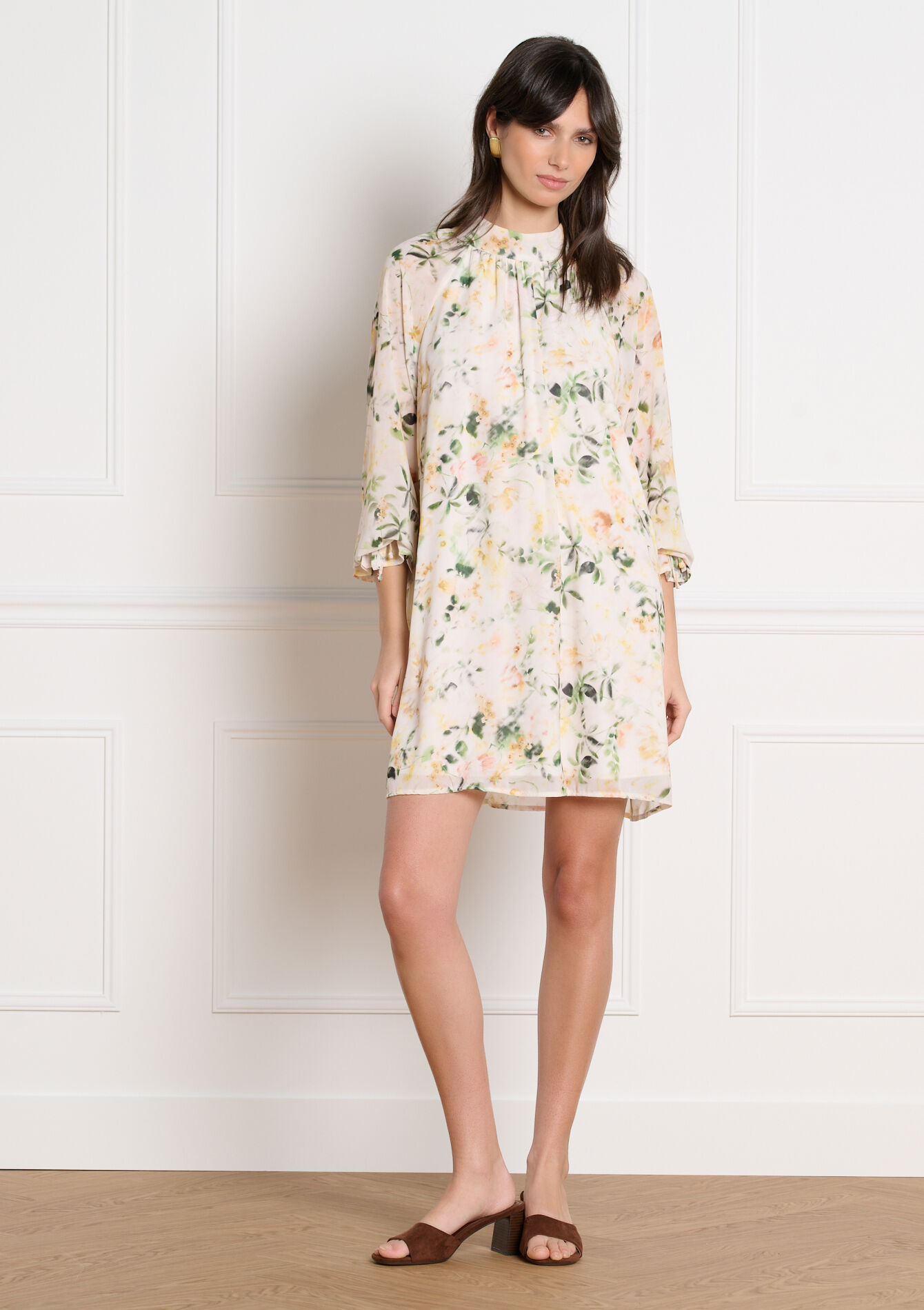 Zwierige bloemenjurk