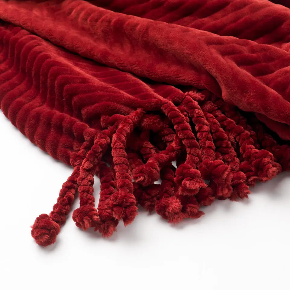 Plaid Ziggy - Merlot - 140x180 cm