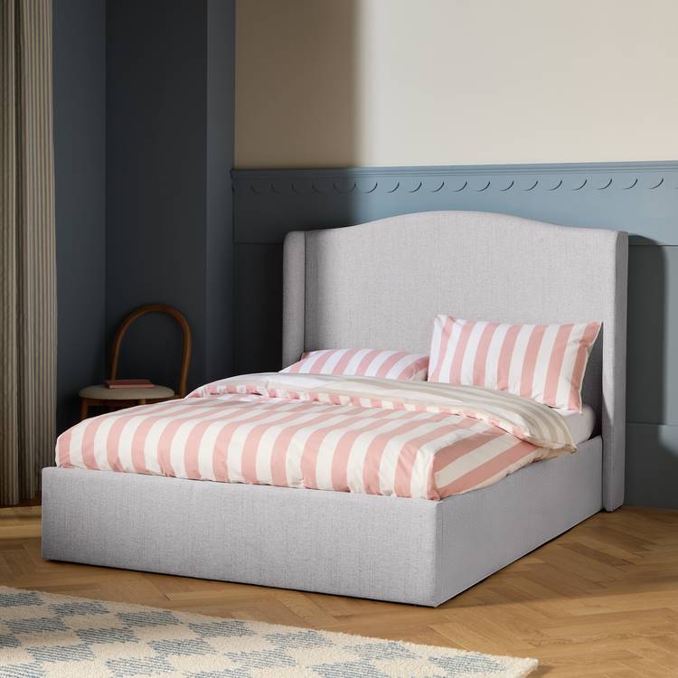 Habitat Keswick Small Double End Lift Ottoman Bed - Grey