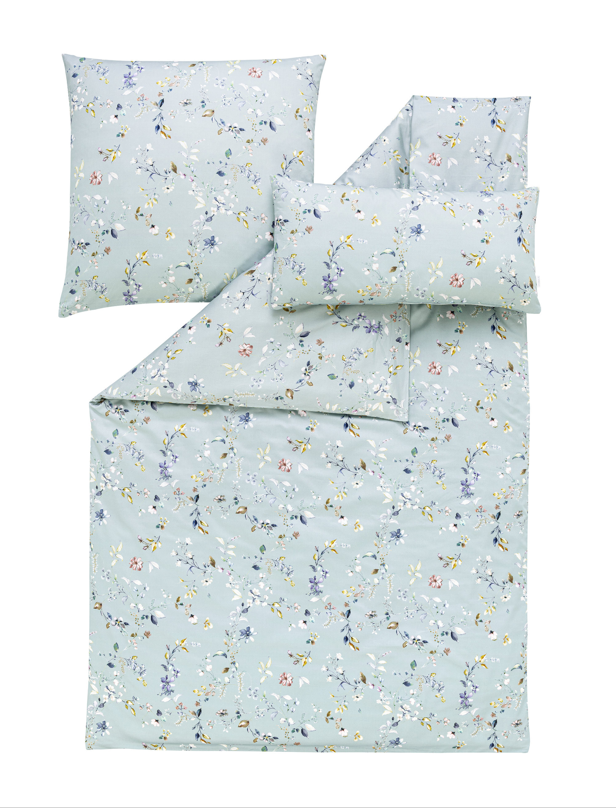 Pościel satynowa 200x220 2x70/80 2x40/40 Phibie Mako Satin Estella